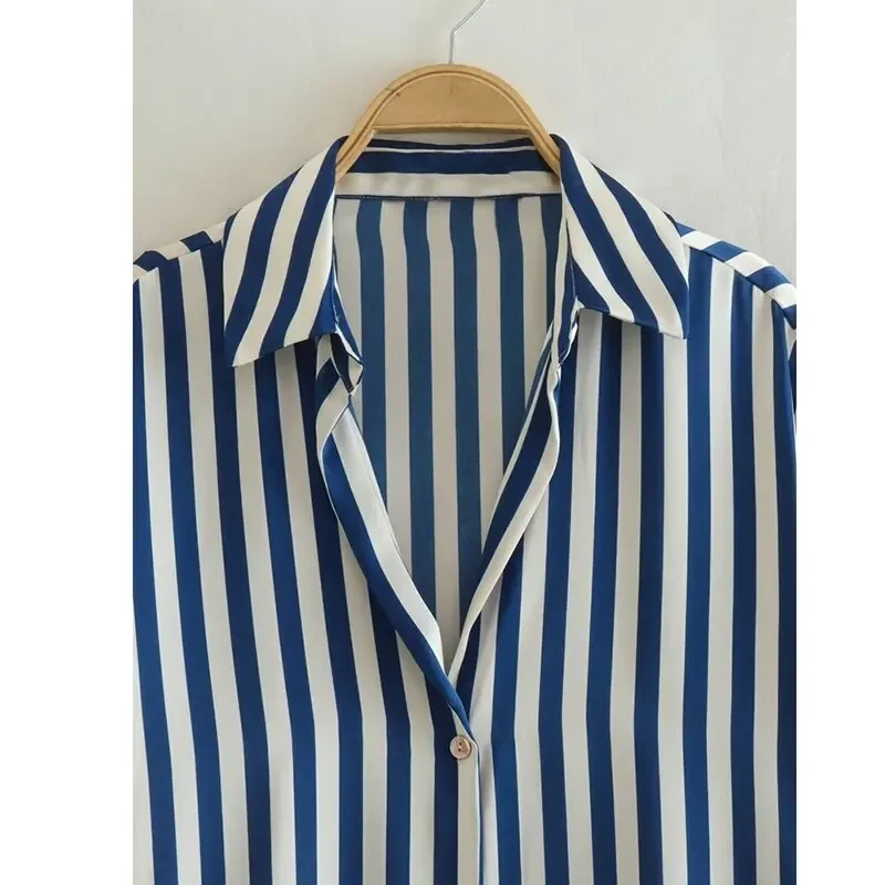 Chemise en satin à manches longues pour femmes, chemisiers boutonnés, chemise de travail de bureau décontractée, col en V, t-shirt femme vintage, vêtements Y2K