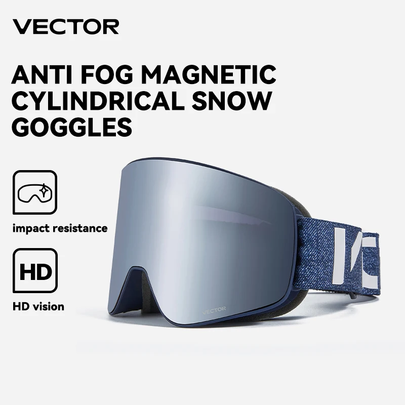 VECTOR Ski Goggles Snowboard Anti-fog and Anti-ultraviolet Poc Men Women Skiing Eyewear UV400 Snow Protection Glasses Double