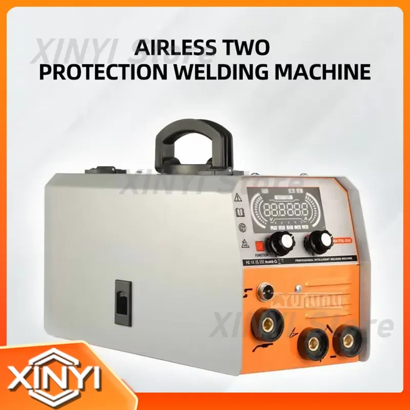 for Gasless MIG TIG Stick 3 in 1 Welder Multi Process Welding Machine for Flux Core Gas Shielded and Arc Welding