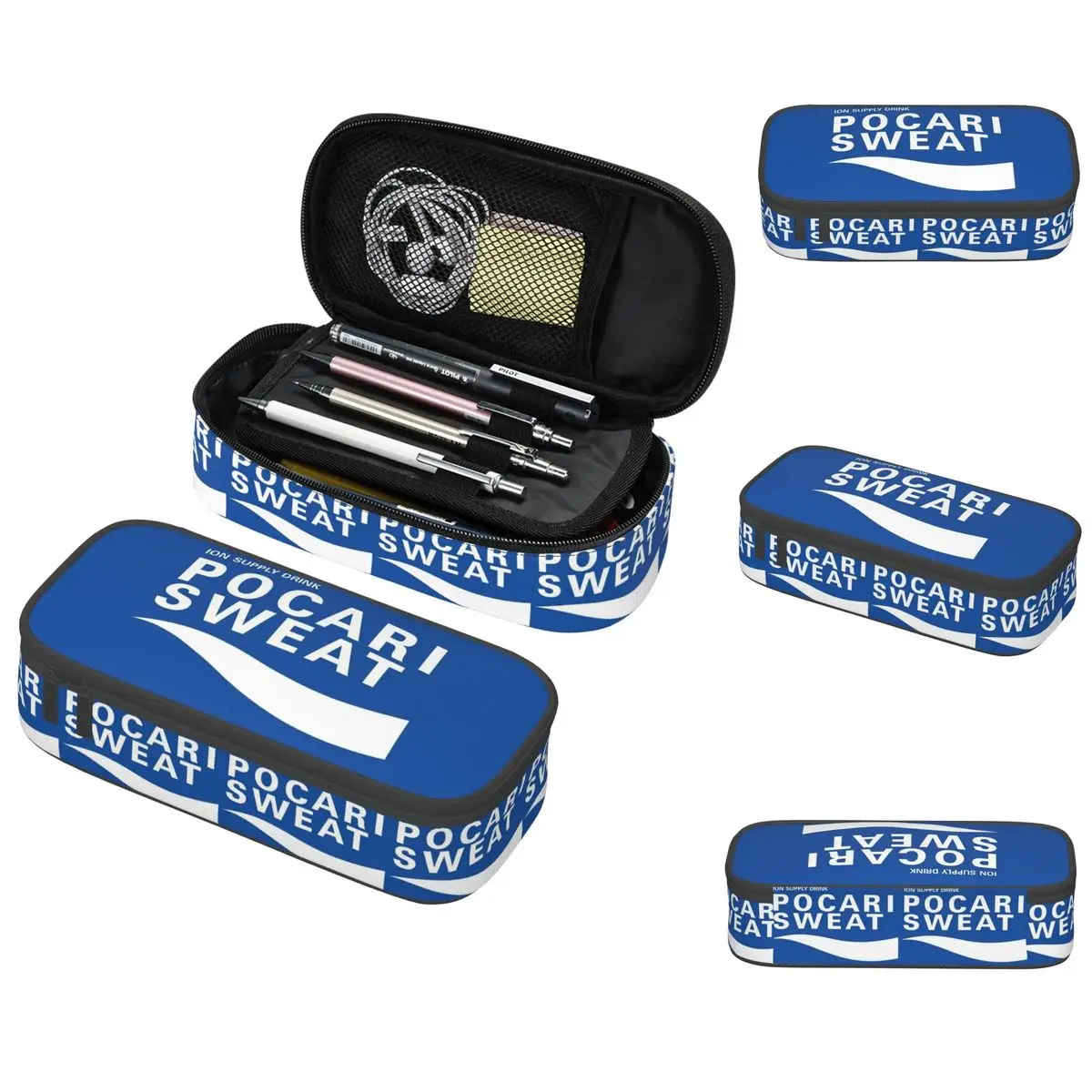 مقلمة Just Some Pocari Sweat Merch للأولاد والبنات، صندوق هدايا، حقيبة أقلام رصاص، لوازم القرطاسية، حقيبة حامل القلم