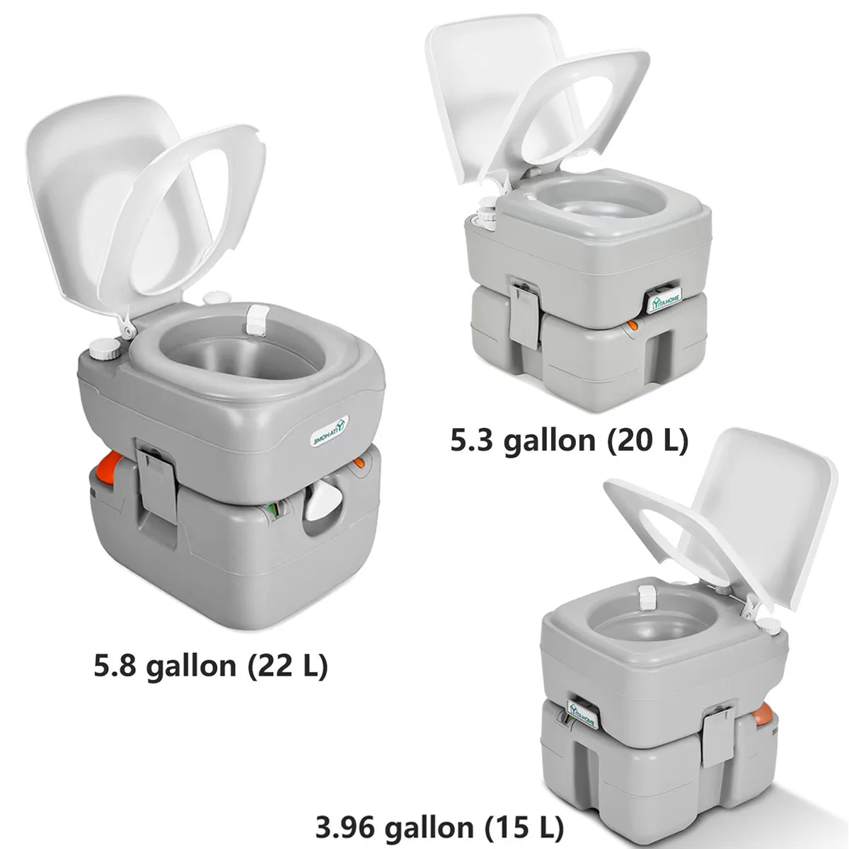 

22 L Portable Toilet Travel RV Camping Porta Commode Potty Outdoor/Indoor