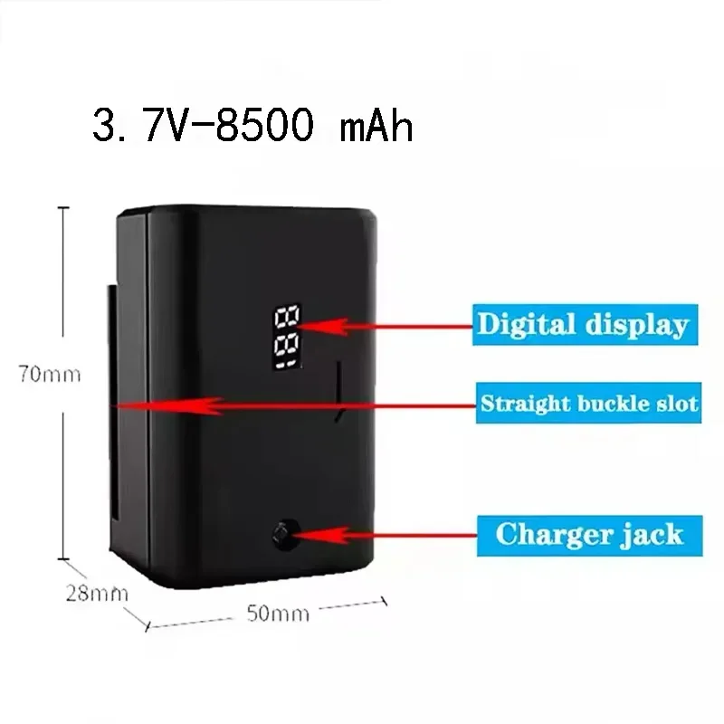 Large Capacity 8500mAh Chargeable Laser Level Battery for 8/12/16 Lines Leveling Tool Ing 3D 12 Line Powerful Green Accessories