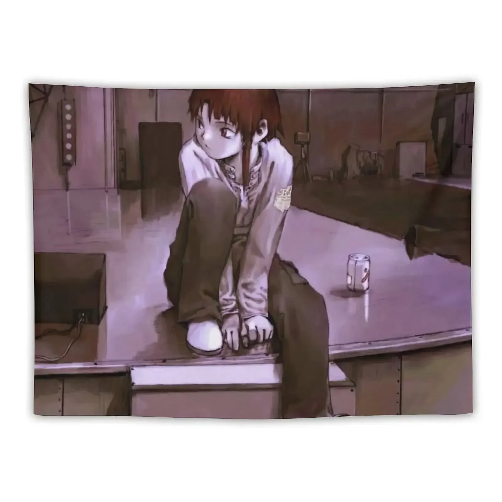 Slacker Lain Tapestry Living Room Decoration Room Design Tapestry