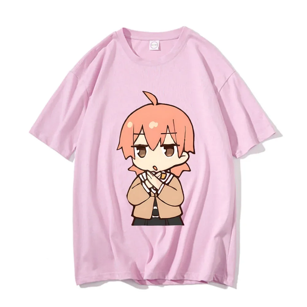 Bloom Into You Hip Hop T-Shirt Men Streetwear Kawaii Printed T Shirt 2023 Male Harajuku Cotton Regular Short Sleeve Tshirt Tops image 4
