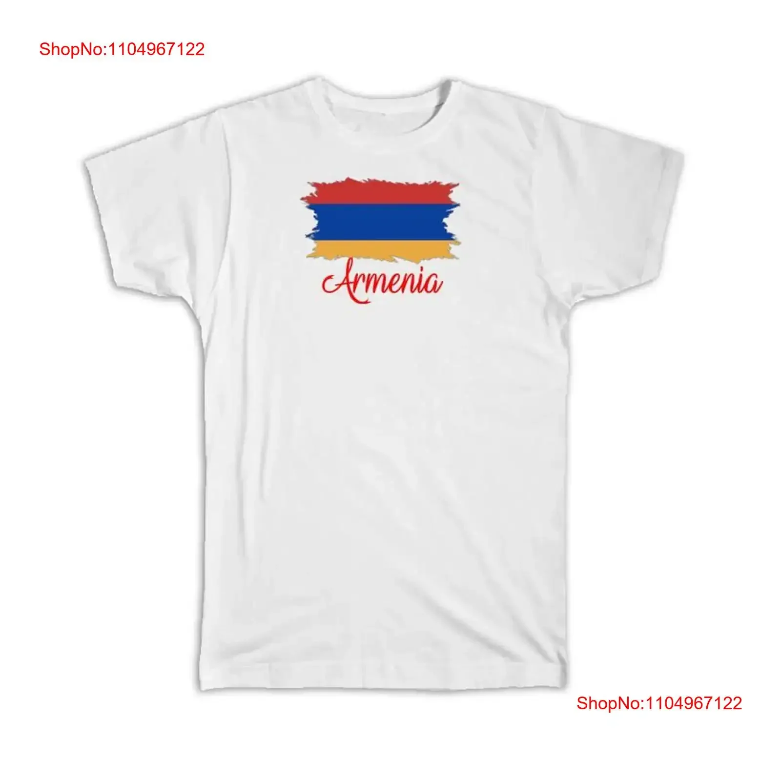

T Shirt Armenia Flag Armenian Country Expat vintage Washed Stylish designer clothes Breathable homme Versatile Slightly