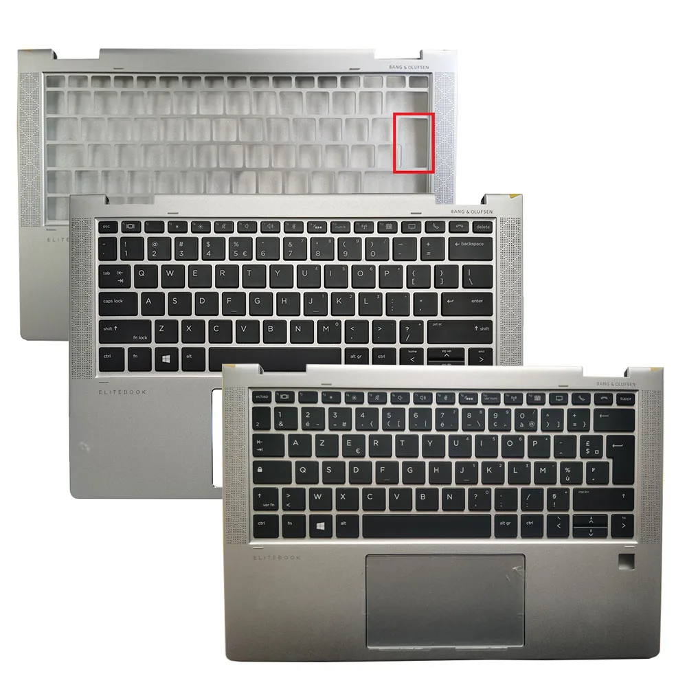 

New For HP EliteBook X360 1030G3 1030 G3 US/UK/UI/ German/French/Canadian French Laptop Keyboard Palmrest Upper