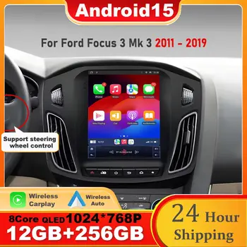 適用於福特福克斯3 Mk 3(2011-2019款)的9.7吋8核心安卓15車用收音機,多媒體視訊播放器,2DIN,支援CarPlay,車用音響DVD 6 最佳銷售 福特福克斯mk3車用收音機 - №1