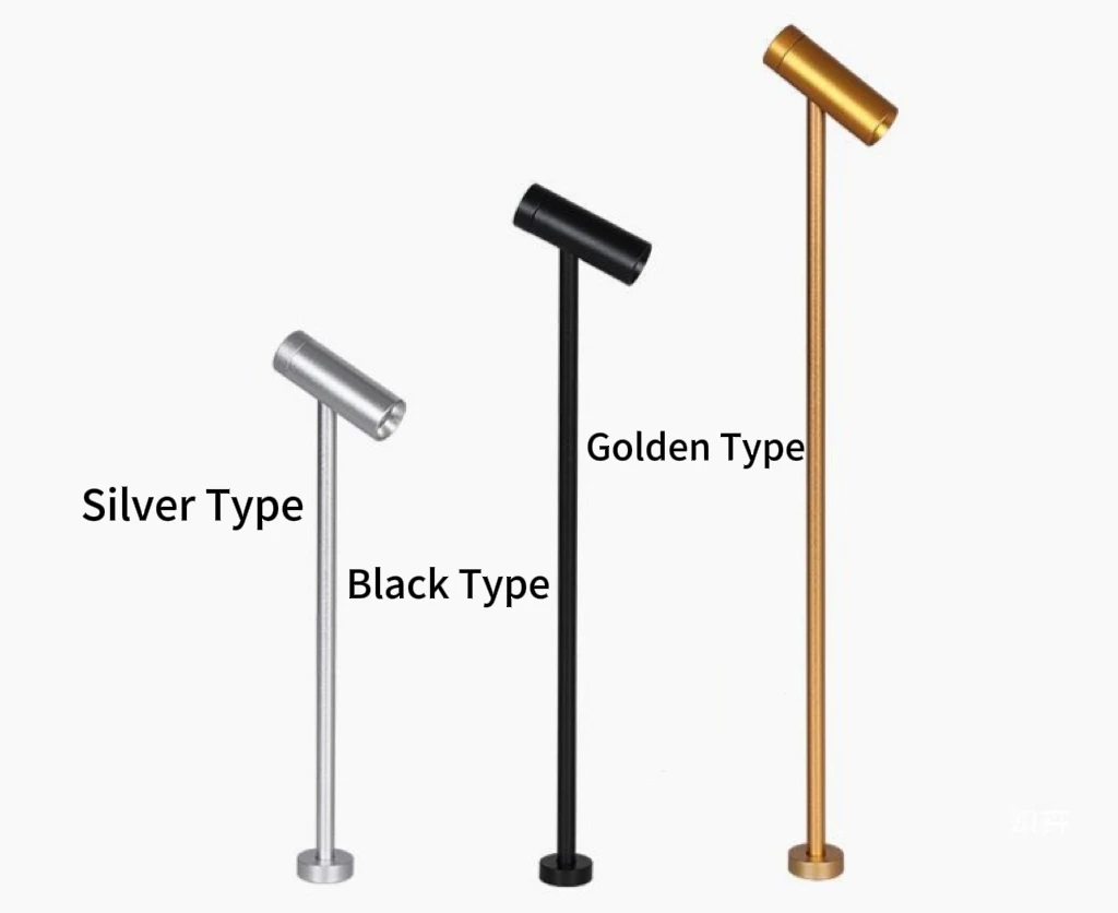 

1W 3W Jewelry Showcase Light DC12V Small Pole Spotlight Lamp Led Lighting for Display Cases for Jewelry