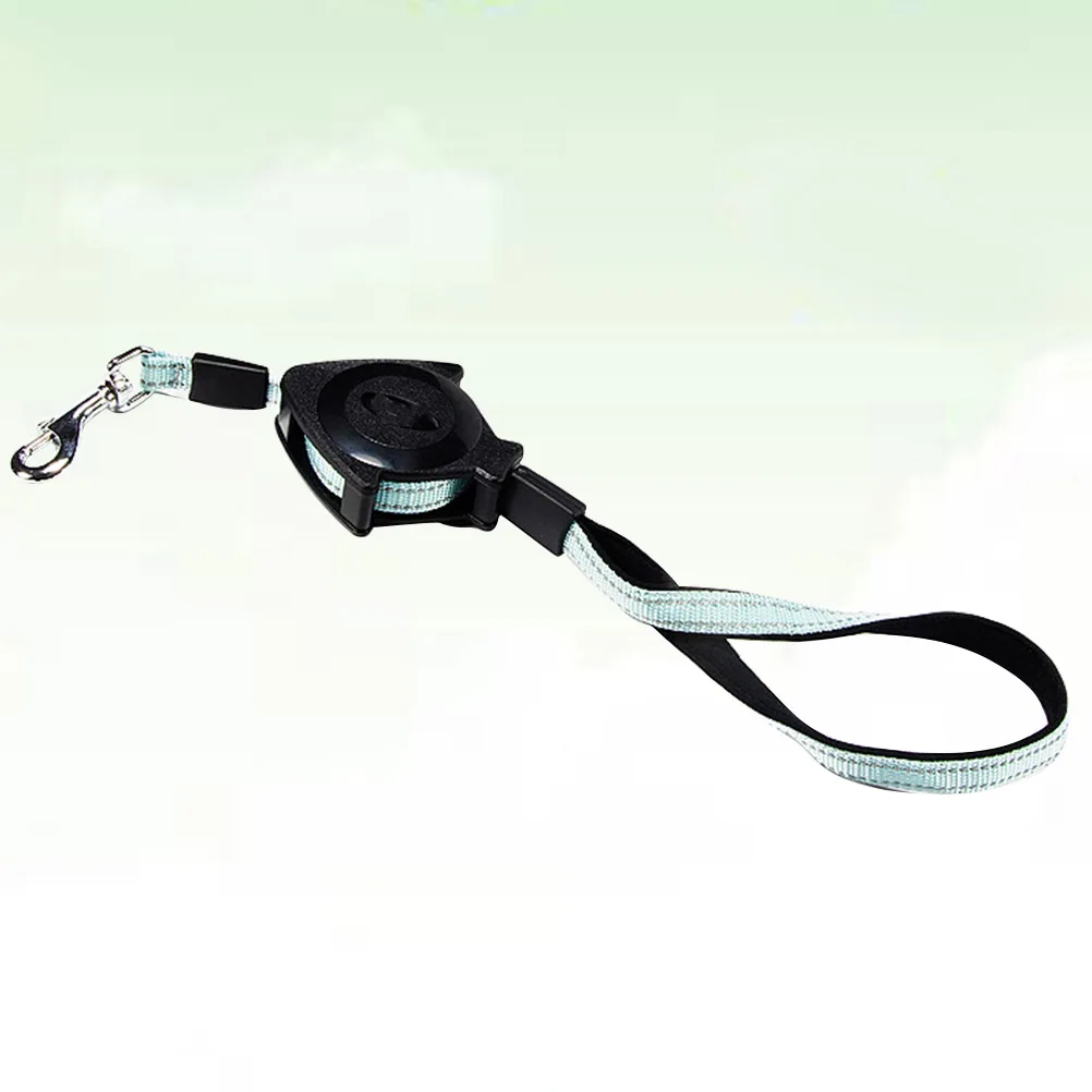 

Retractable Dog Leash Auto Locking Safety Reflective Strip Pet Walking Lead Comfort Grip Portable Flat Rope For Cat Dog Black