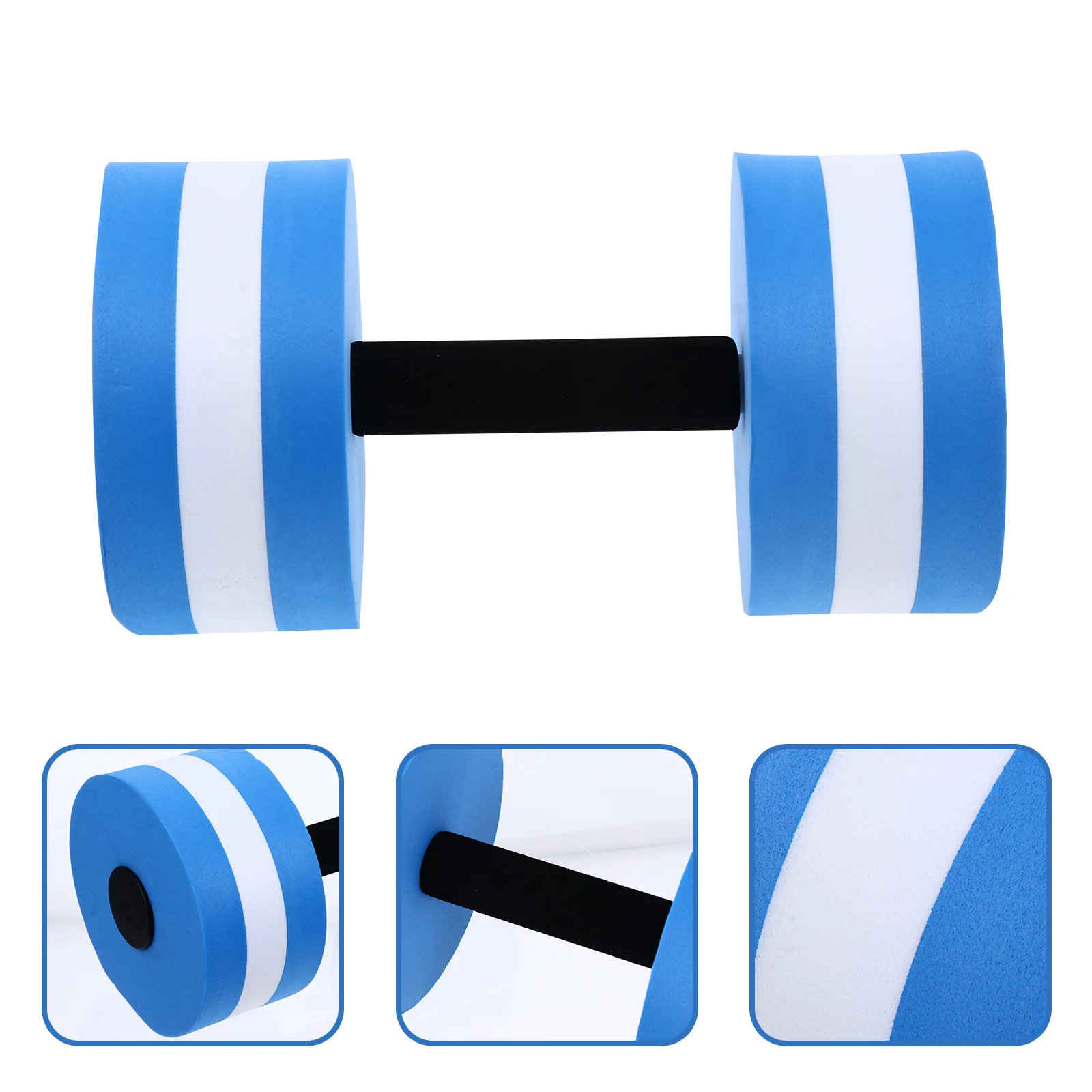 

Dumbbells Water Floating Aqua Barbell Aerobics Toy EVA Blue Aquatic Exercise Equipment Man