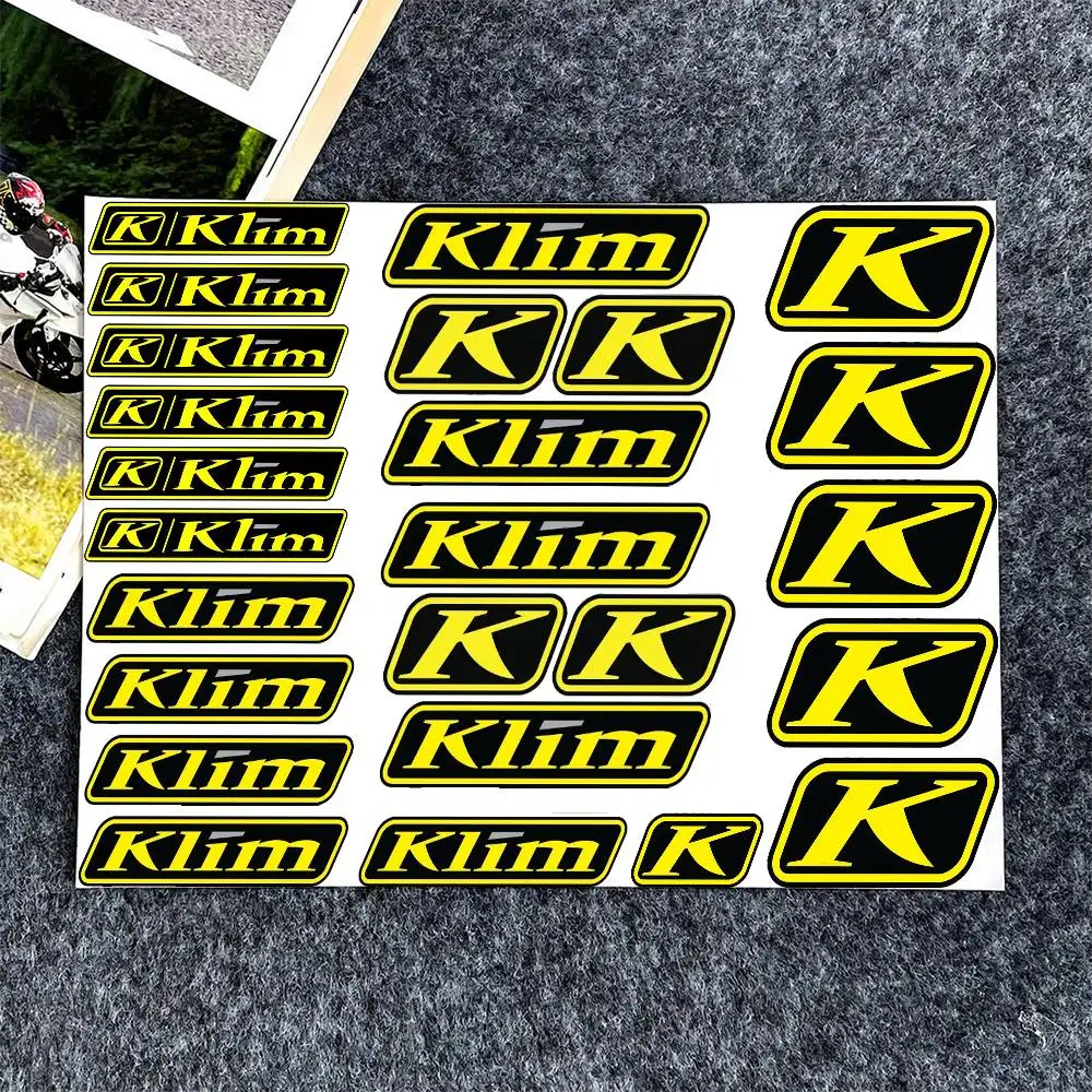 Motorcycle riding gear K-Klim  Decal Set High Quality Printed and Cut Stickers Motorcycle Sticker view 4