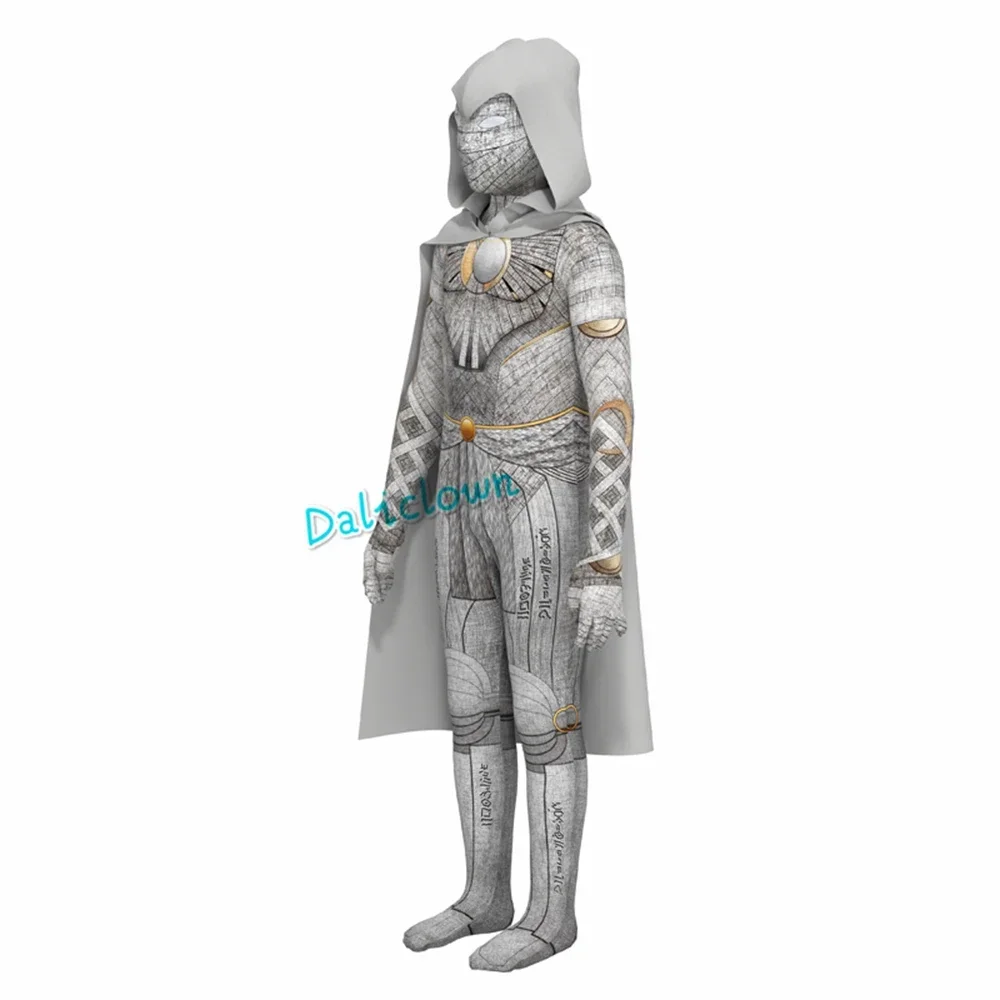 Ragazzi Moon Knight Costume Cosplay soldato Marc Spector Costume maschera Cape Suit Party Clothes Costume di Halloween per bambini