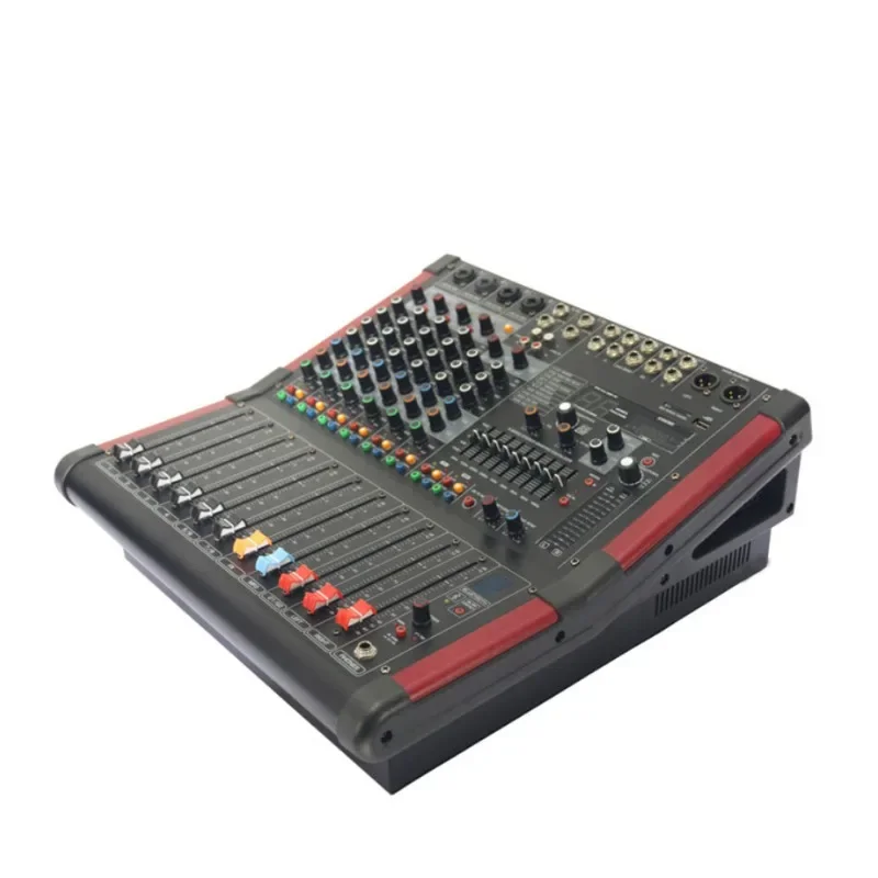 8-Channel 12-channel mixer with power amplifier Double marshalling 99 effects usb bluetooth mixer Stage performer Home