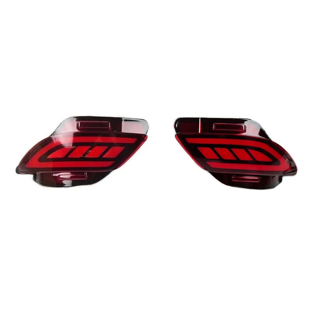 Carro led amortecedor traseiro refletor de luz para lexus rx270 rx350 rx450h 2009 2010 2011 2012 2013 2014 2015 com luz de freio sinal volta