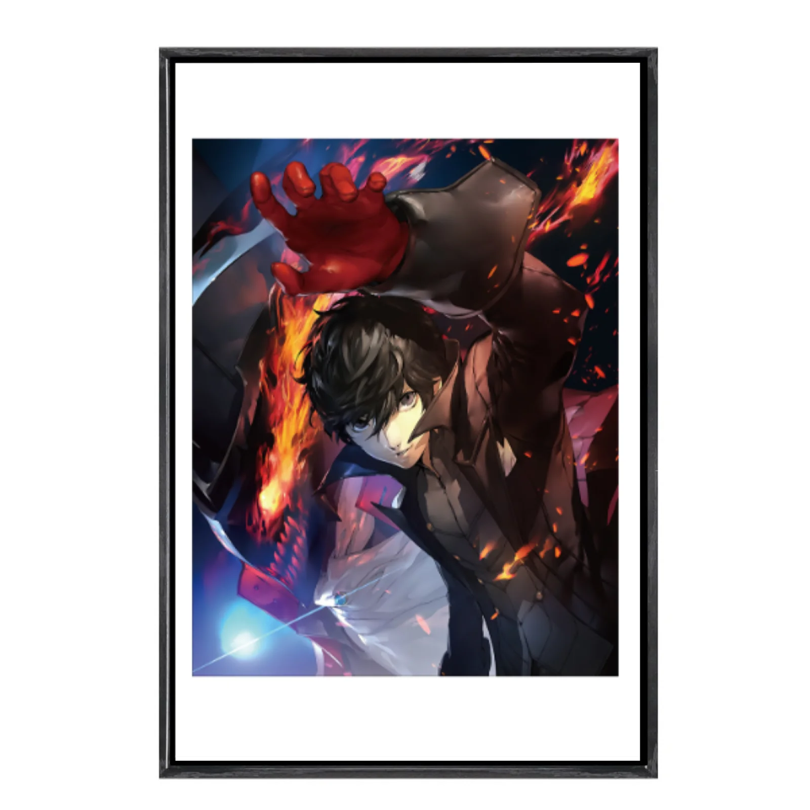 

Японский мультиразмерный холст с изображением манги, настенное искусство в двойной рамке, кольцо Эльдена, домашний декор для гостиной, спальни