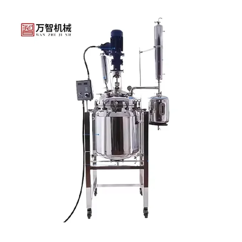 High-pressure Double Layer 304 Stainless Steel Reaction Tank Manufacturer, Optional Motor