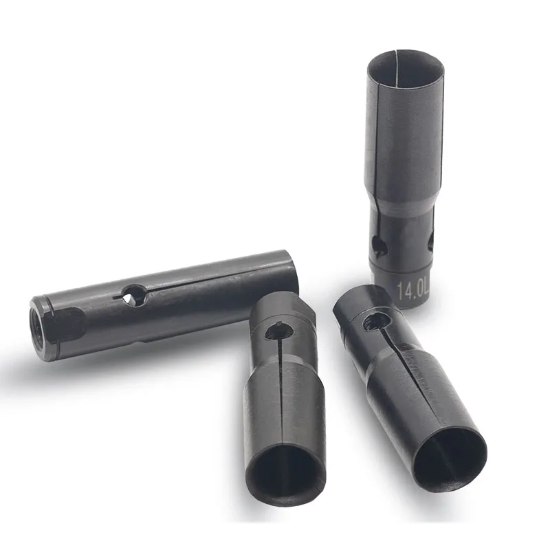 CNC Lathe Bar Feeder Fixture 20# M9x1.0L Left Thread Tail Clamp 3-21.5mm Automatic Material Puller Tool for Turning Machine