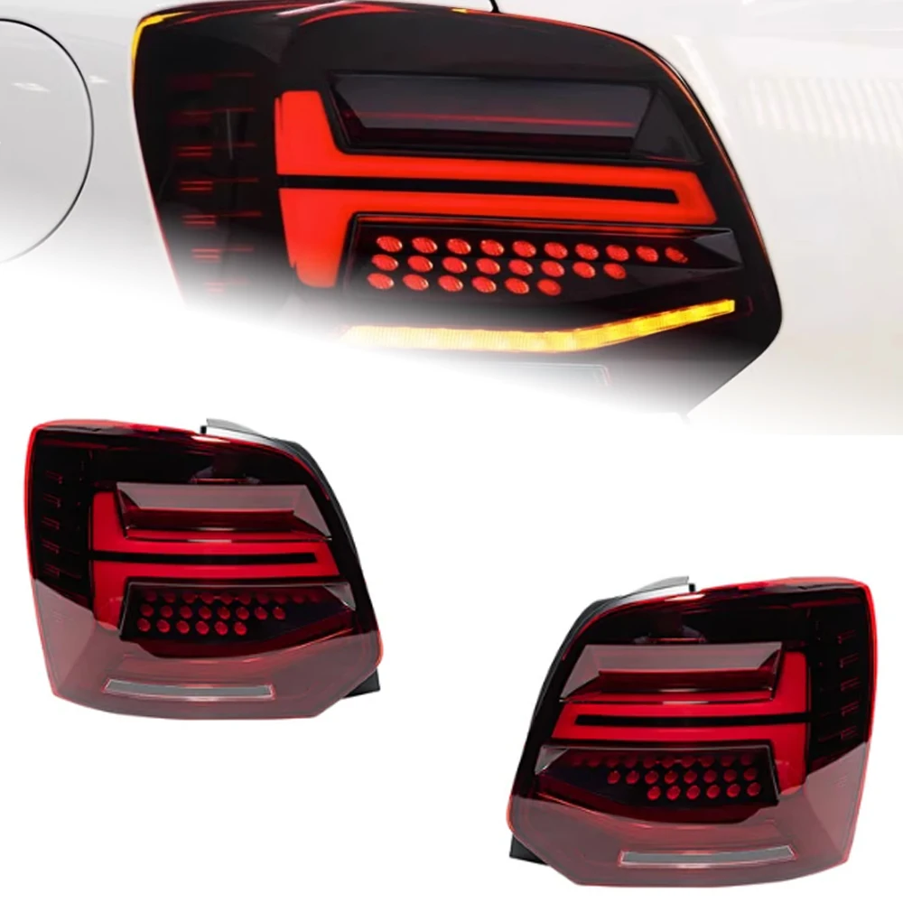 

AKD Car Styling for vw Polo Tail Lights 2011-2018 New Polo LED Tail Lamp LED DRL Dynamic Signal Brake Reverse auto Accessories