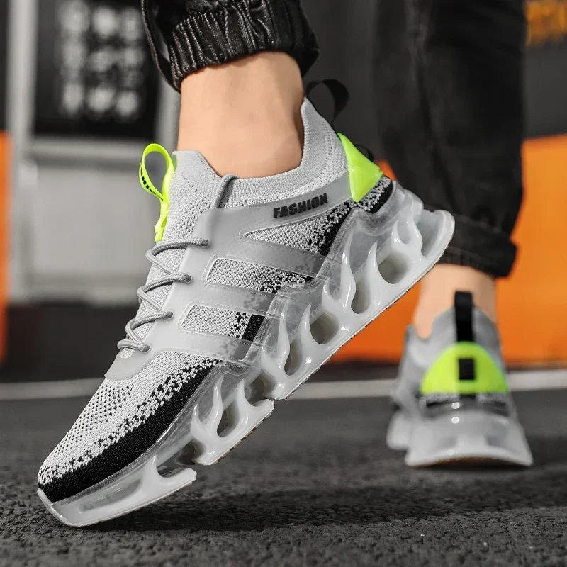 2023 Brand Men's Free Running Shoes for Men All-match Blade-Warrior Sneakers Men Mesh Breathalbe Jogging Athletic Sports Shoes