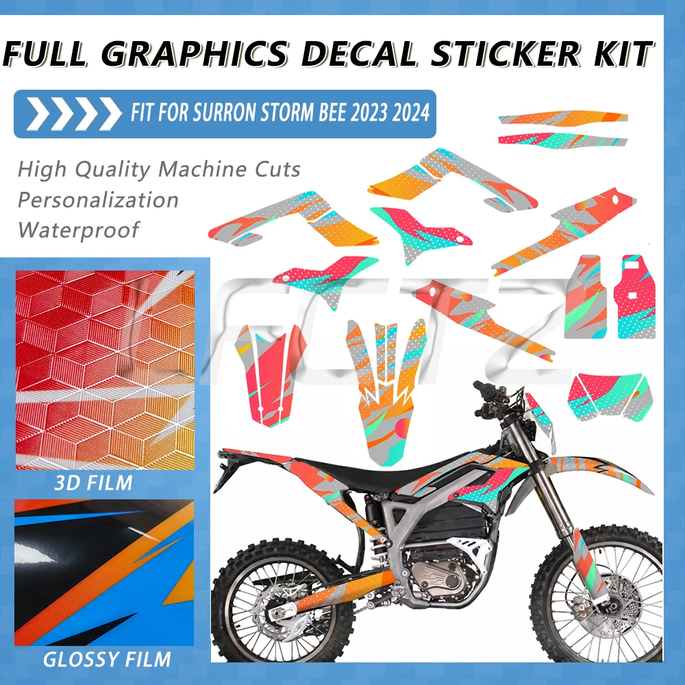 pegatinas-para-carenado-de-motocross-aptas-para-surron-sur-ron-storm-bee-2023-2024-kit-de-calcomanias-con-graficos-de-fondo-en-pelicula-brillante-3d