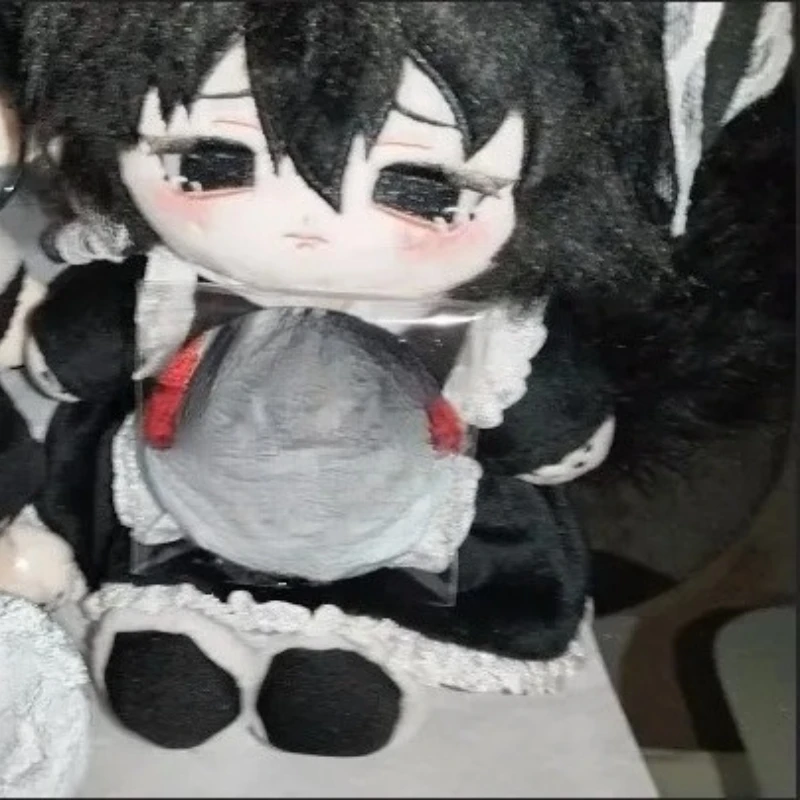 

20 см аниме-атрибуты You Kawaii, мягкая хлопковая кукла для косплея, тело с ушками, хвостом, мультяшное платье, игрушки, фигурки, коллекция фанатов, подарки