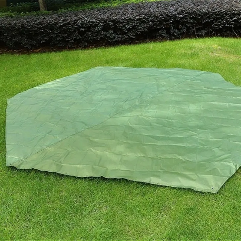 

Шестиугольный коврик для кемпинга на открытом воздухе, водонепроницаемый утолщенный напольный коврик для палатки, влагостойкая ткань Оксфорд, портативные складные принадлежности для кемпинга