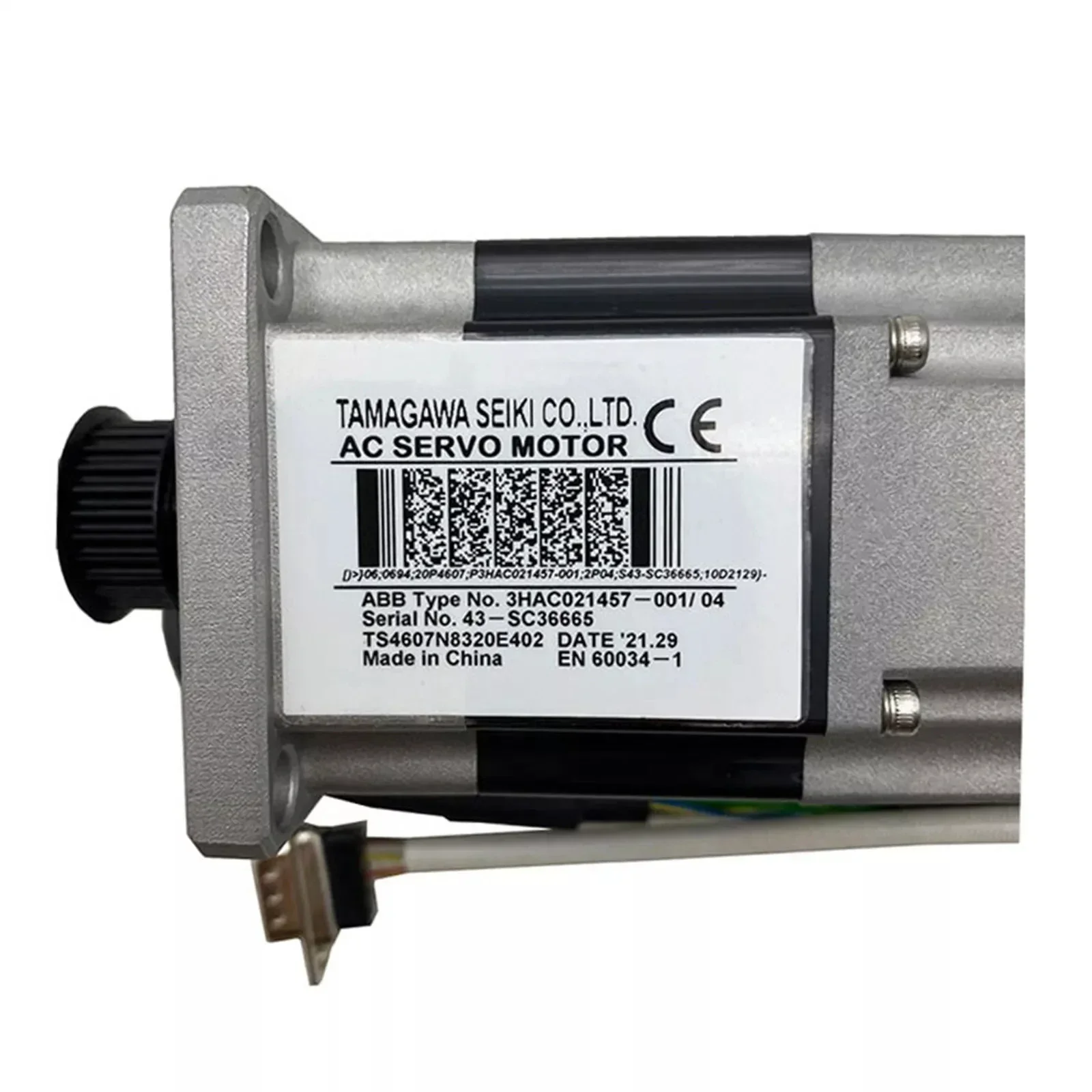 Nueva condición SERVOMOTOR 3HAC021457-001 Motor de polea