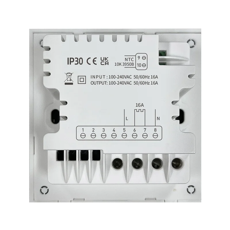 Produtos inteligentes 220v do controlador bonde esperto do sistema da caldeira do aquecimento do assoalho do termostato programável com sensor