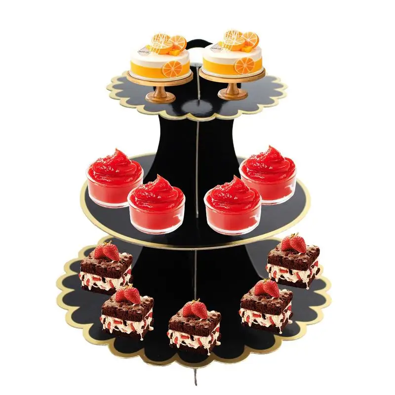 

Cardboard Cupcake Stand White Cardboard Cupcake Tower Cake Stand Dessert Cupcake Stand Holder Cake Tower For Birthday Party