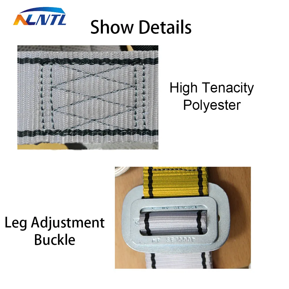 High-altitude Work Safety Belt Outdoor Rock Climbing Training Five-point Full Body Harness Protective Construction Safety Rope