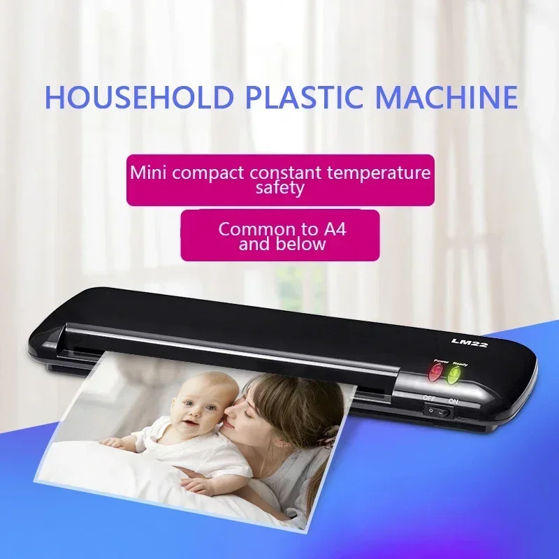 Compact laminator for documents and photos; A4 laminator; home-use roll laminator; cold laminator.
