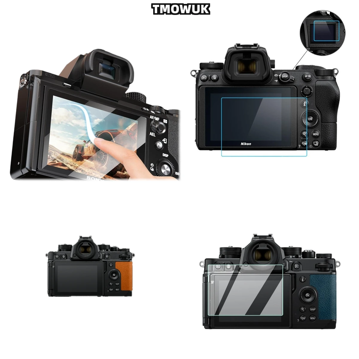 

For Nikon Z30 ZFC Anti-Scratch Tempered Glass - 9H Hardness Privacy Film With Anti-Microbial & Dust Proof Coating