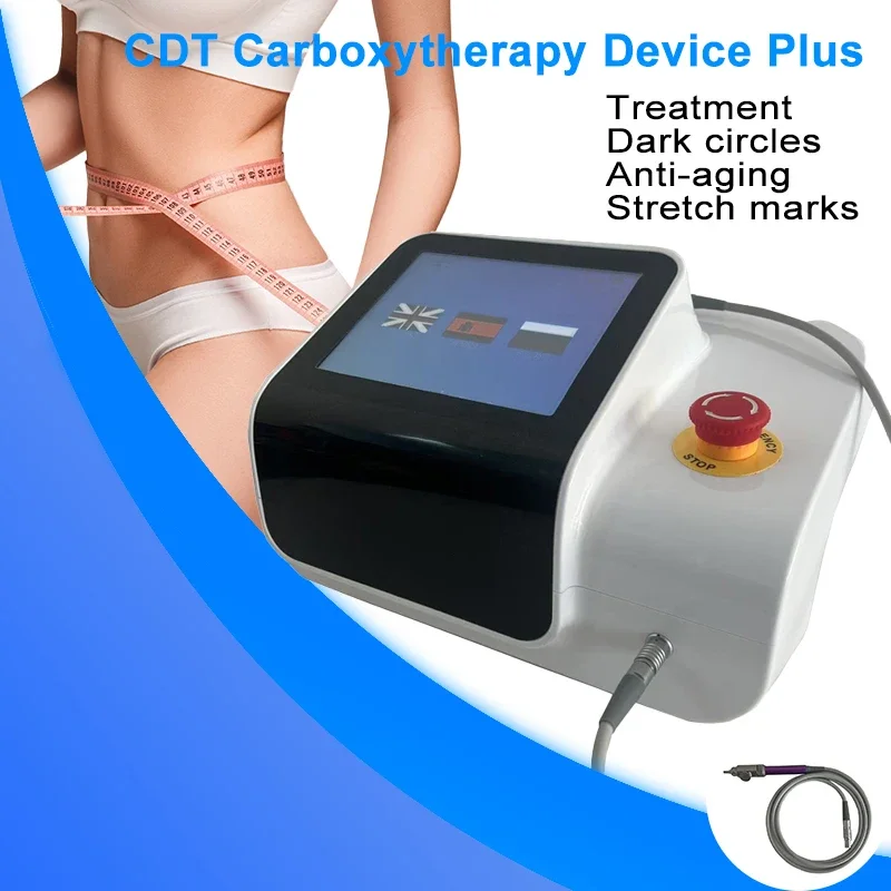CDT Plus Carboxy Therapy Machine Precise Flow Pressure Control Skin Lifting Wrinkle Reduction Improve Dark Circles Stretch Mark