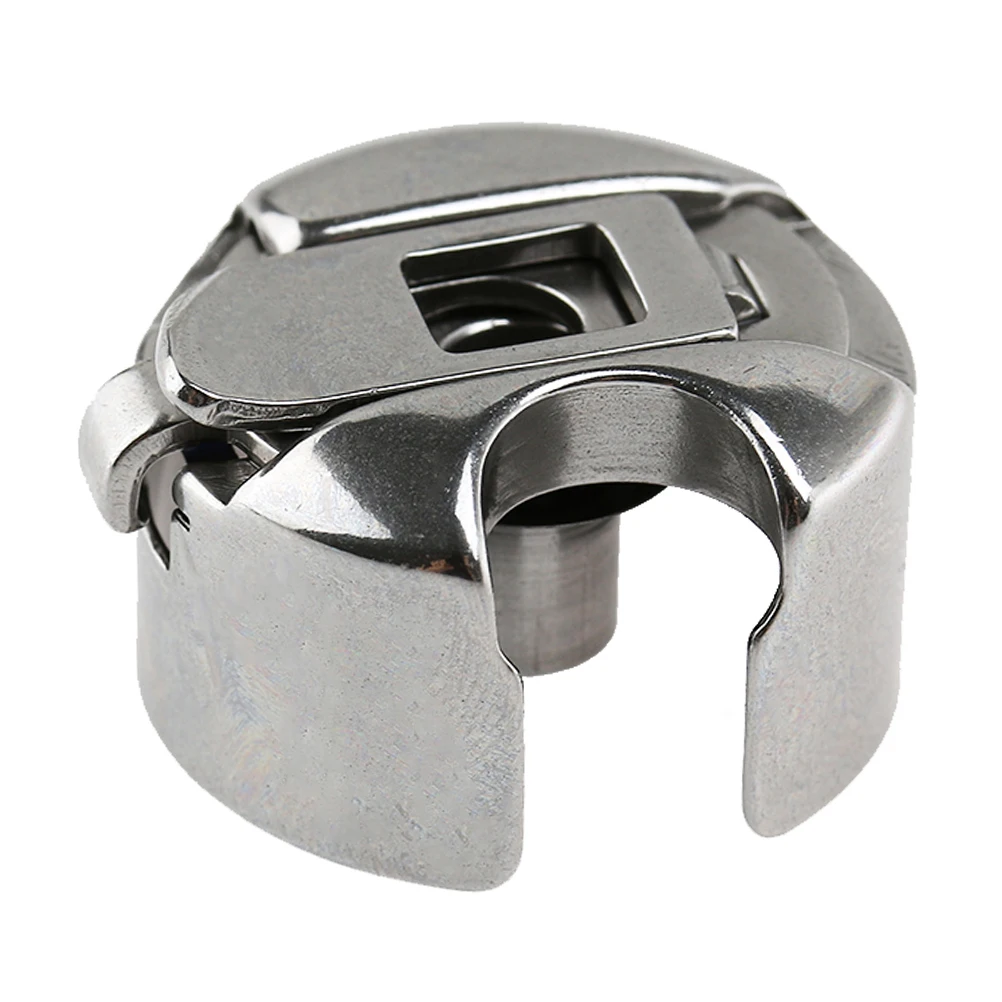 

Sewing Machine Bobbin Case Flat Car Shuttle Core Sleeve Durable Light Weight Replacement Accessory Silver Household