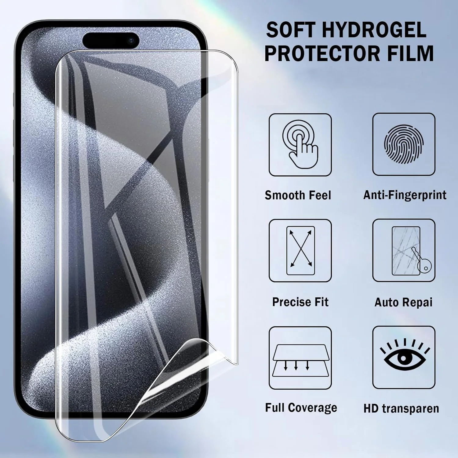 Hydrogel Film For Xiaomi Poco X6 X4 X5 Pro Screen Protectors Xiaomi Poco C65 M5 M5S M4 M3 M6 F6 F5 Pro X3 NFC F3 Protective Film