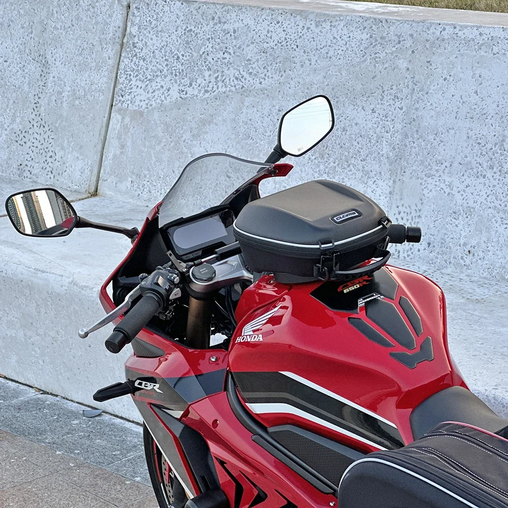 For Honda CBR1000RR CBR1000RR-R CB 1100 EX/RS CB1300 CB400 Super Four Bol Dor VFR800F Quick Lock Fuel Tank Bag Luggage Carrier