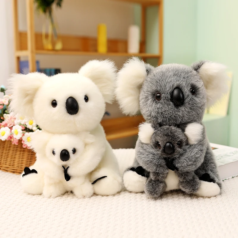 13/21cm Kawaii Simulation Australia Koala Plush Toy Stuffed Animal Doll Mom Baby Kids Infant Girls Toys Birthday Gift Home Decor