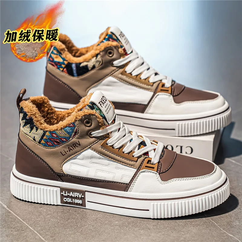

2025 Winter High-Quality Retro Versatile Fashion Trendy Sneakers Casual Shoes Lightweight Couple Style Breathable Comfortable