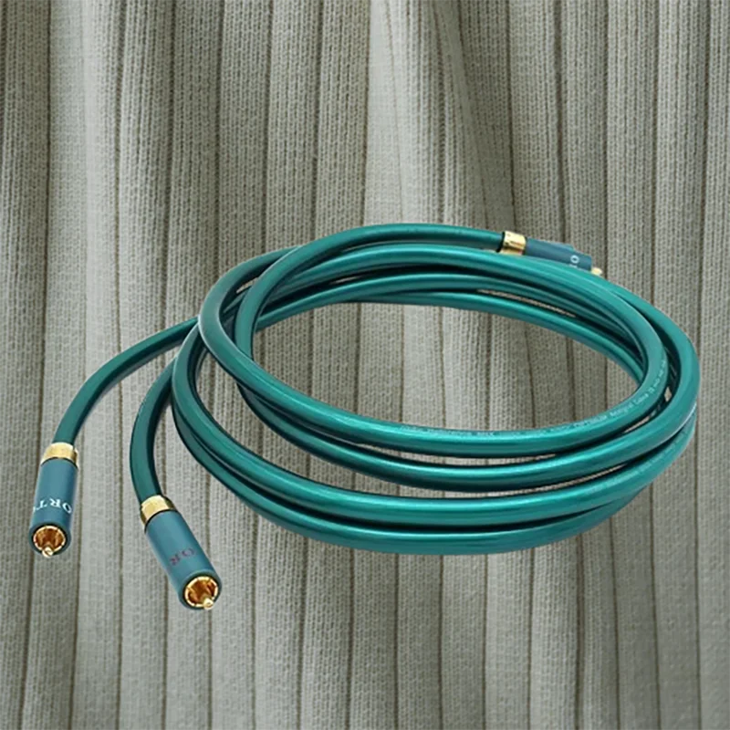 

Ortofon Hi-End Audiophile RCA Cable: Dual Male-to-Male Interconnect for CD Players & Amplifiers