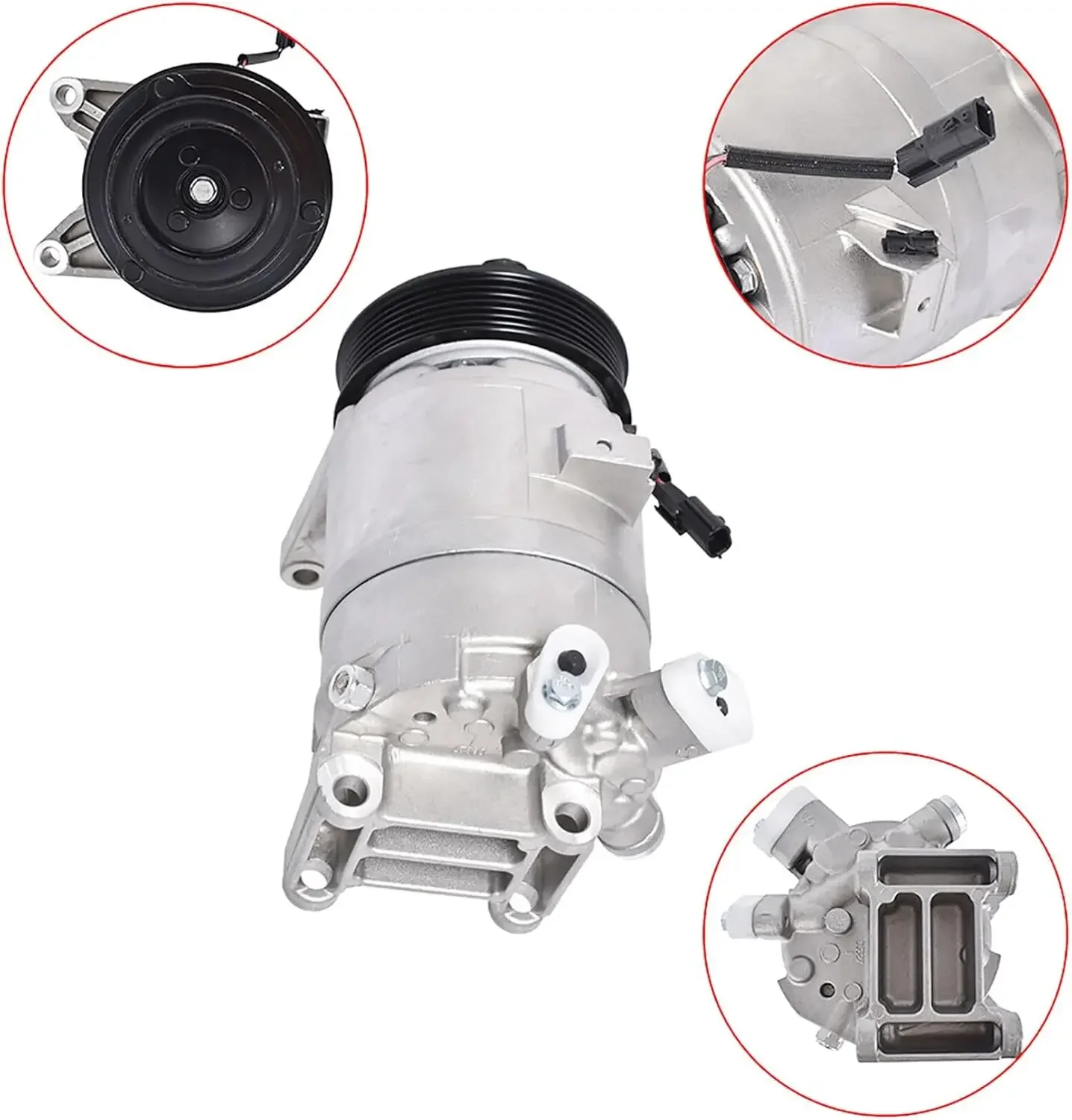 92600JP01C 10000652 A/C-Kompressor für 2009–14 Nissan Maxima Murano Quest 2014–2019 Infiniti QX60 7 Groove 926001JA1A 10000772Y