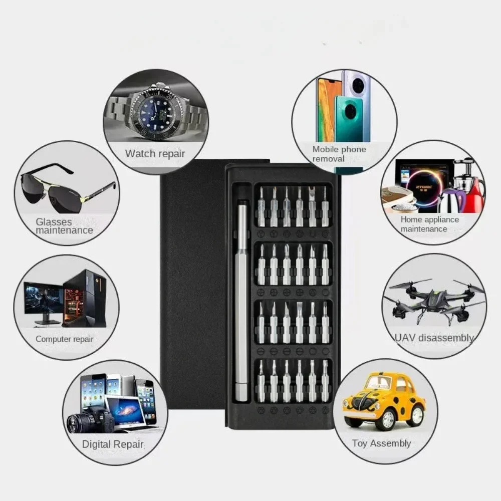 New 24 in 1 precision magnetic screwdriver repair multi-purpose set for mobile phone repair and disassembly screwdriver tool set