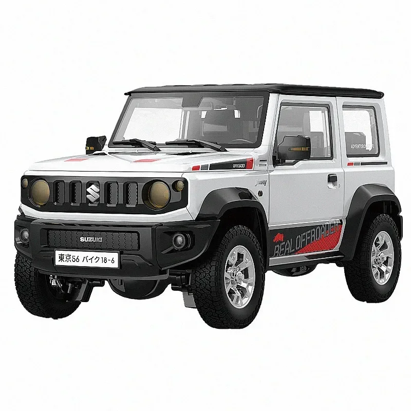 1/16 RC samochód samochód Rock clawler zdalnie sterowany 4WD Off-Road wspinaczkowa ciężarówka LED symulowane dźwięk RTR JIMNY zdalnie sterowany