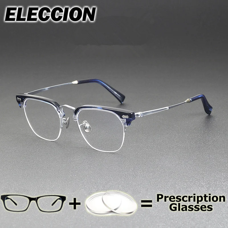 

ELECCION Prescription Glasses Anti Blue Ray Ultra Light Women Men Eyewear Presbyopia Myopia Glasses Frame Eyeglasses
