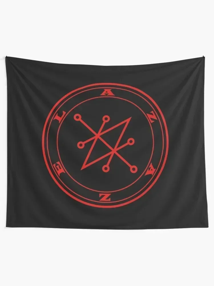 Azazel demon red Sigil occult Magick Seal Tapestry For Bedroom Wall Hanging Tapestry