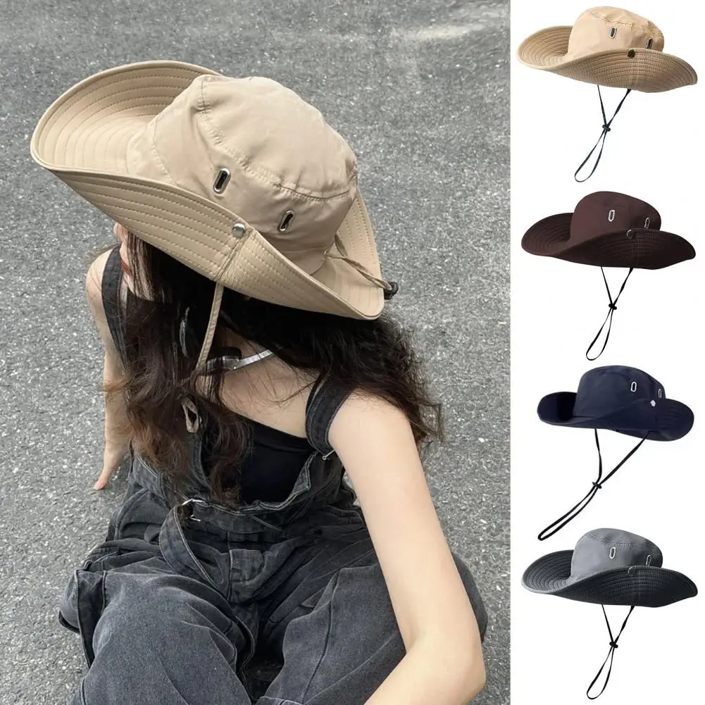 Wide Brim Sun Hat Men Women UPF 50+ UV Hat Summer Outdoor Fishing Hiking Climbing Hiking Gardening Sun Hat