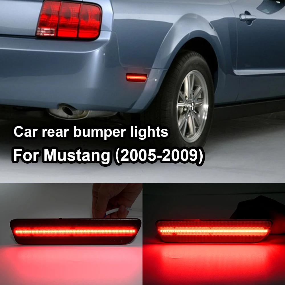 

Для Ford Mustang 2005 2006 2007 2008 2009 Боковой габаритный фонарь Для Mustang Красный парковочный фонарь Светодиодный задний бампер Задний боковой габаритный фонарь