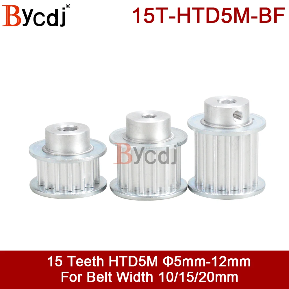

Arc 15 Teeth HTD 5M Timing Pulley Bore 5/6/6.35/7/8/10/12mm for Width 10/15/20mm HTD5M Synchronous Belt gear pulley 15Teeth 15T