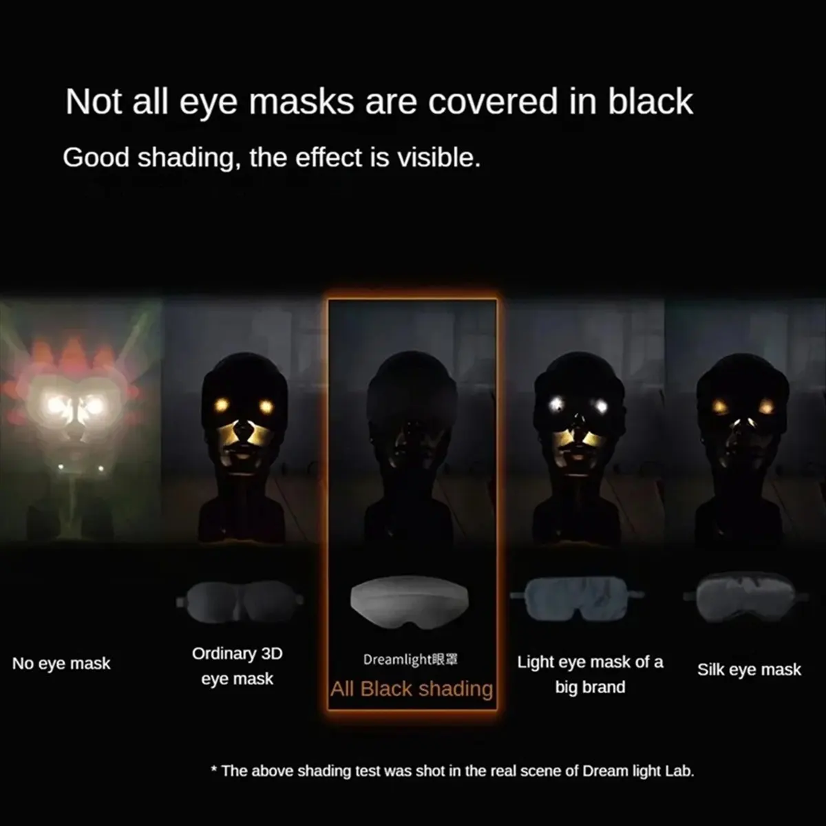 

T81C! Маска для сна Xiaomi Dreamlight Shading Eye Mask 2S Generation: Полное расслабление, блокировка света, портативная, черная