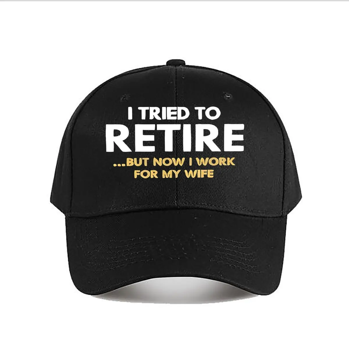 Funny Retirement For Husband Baseball Cap Fashion Men Sunhat Women's Outdoor Sports Snapback Cap