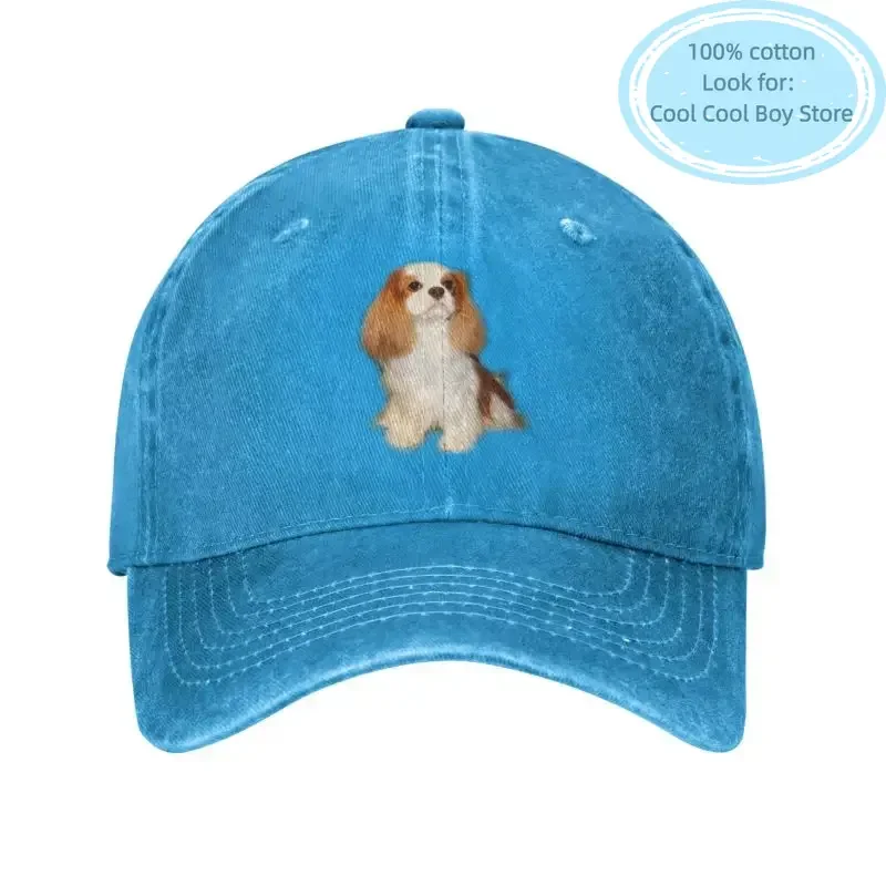 Cool Cotton Cavalier King Charles Spaniel Baseball Cap Men Women Personalized Adjustable Adult Dog Dad Hat Spring